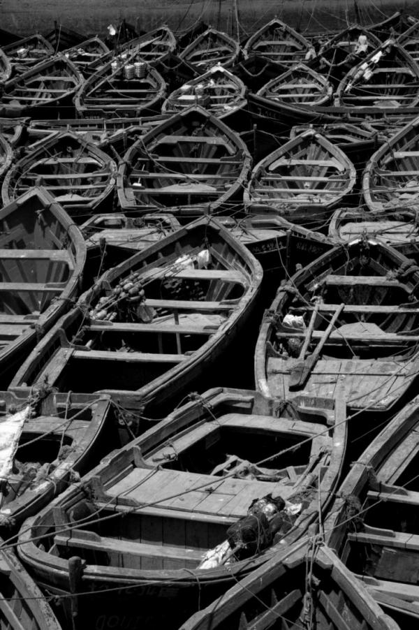 Barques dans le port d'Essaouira